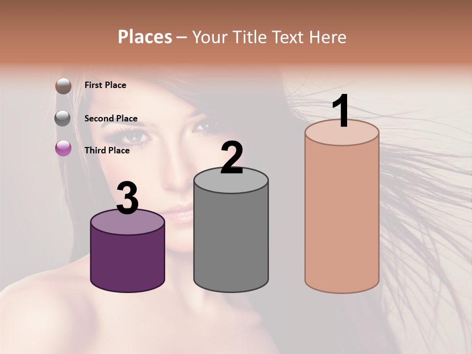 Glance Cosmetic Haircut PowerPoint Template