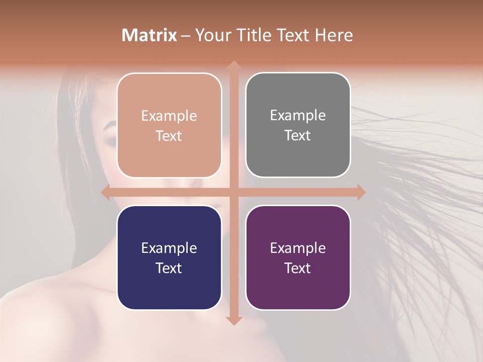 Glance Cosmetic Haircut PowerPoint Template