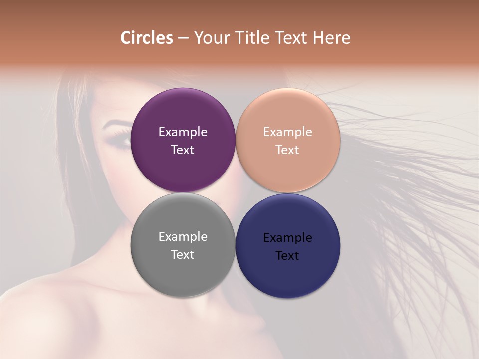 Glance Cosmetic Haircut PowerPoint Template
