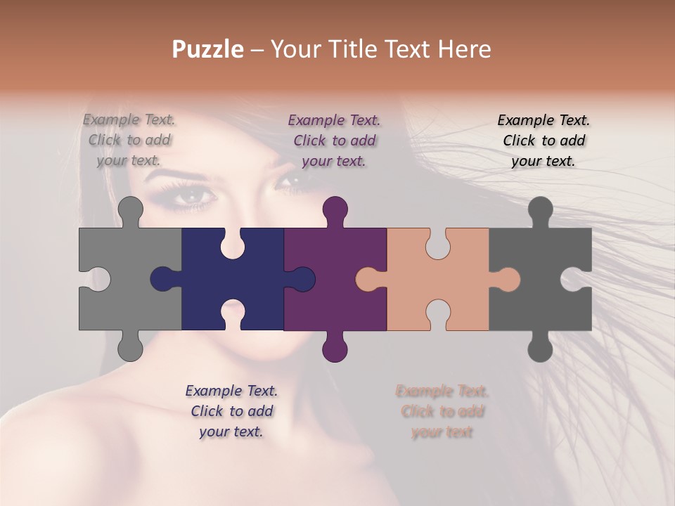 Glance Cosmetic Haircut PowerPoint Template