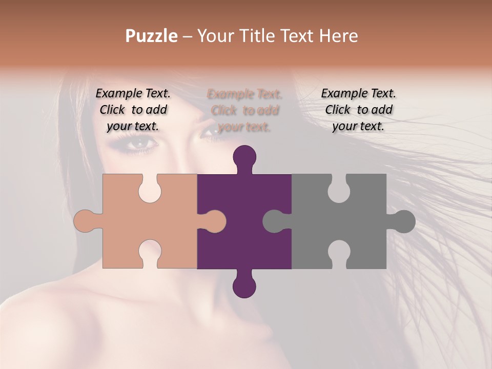 Glance Cosmetic Haircut PowerPoint Template