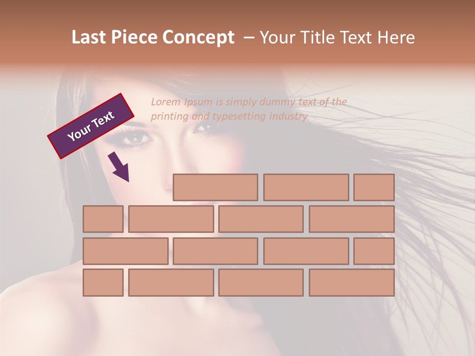 Glance Cosmetic Haircut PowerPoint Template