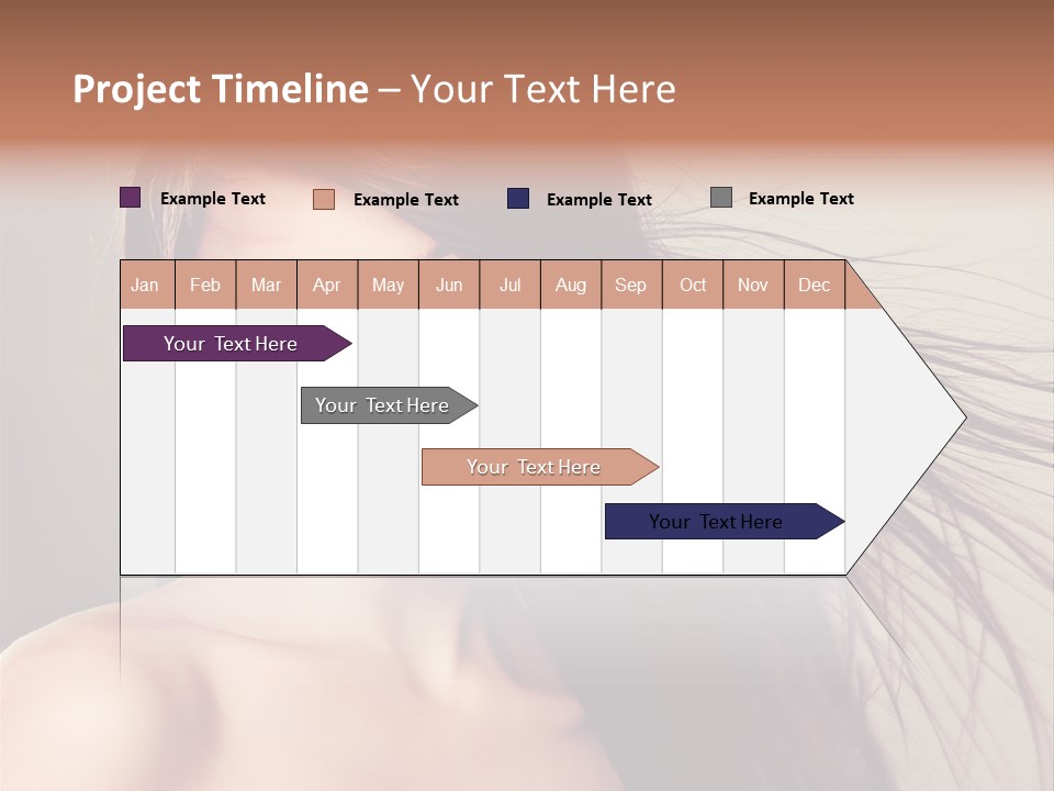 Glance Cosmetic Haircut PowerPoint Template
