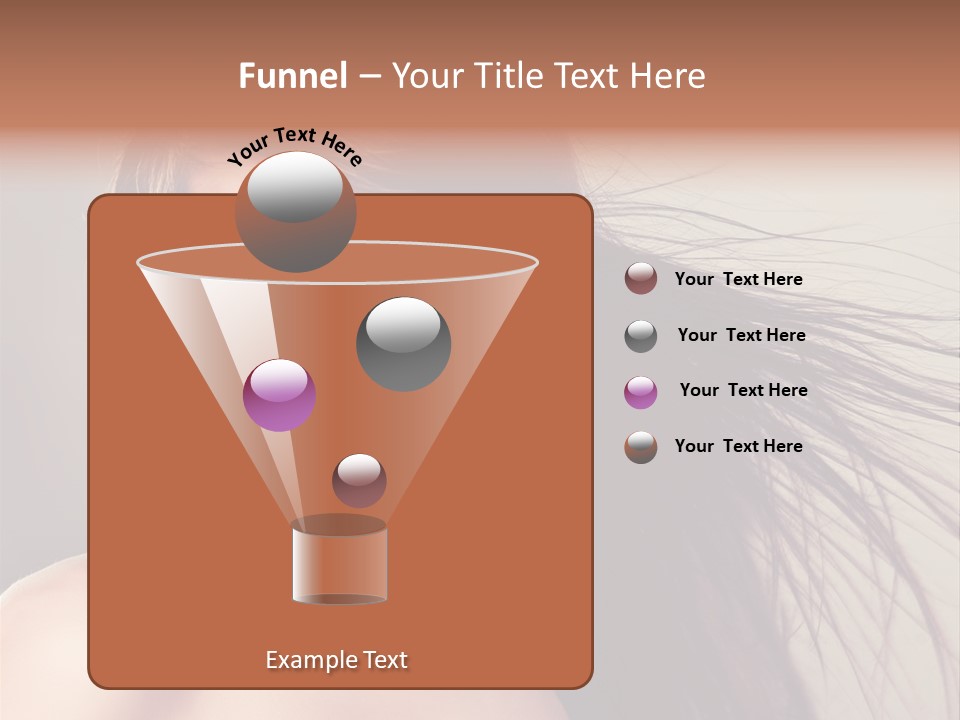 Glance Cosmetic Haircut PowerPoint Template