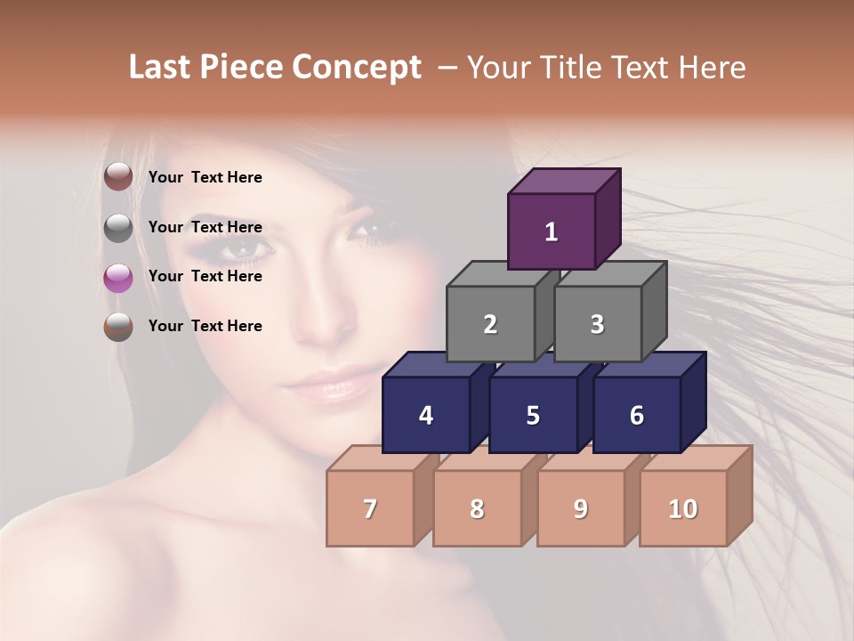 Glance Cosmetic Haircut PowerPoint Template