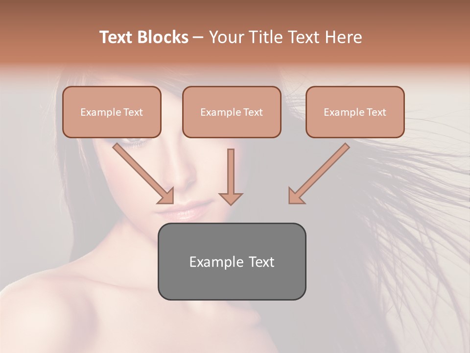 Glance Cosmetic Haircut PowerPoint Template