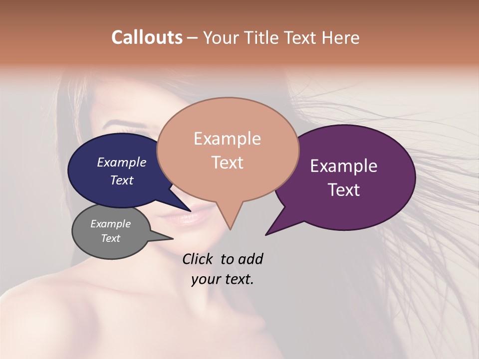 Glance Cosmetic Haircut PowerPoint Template