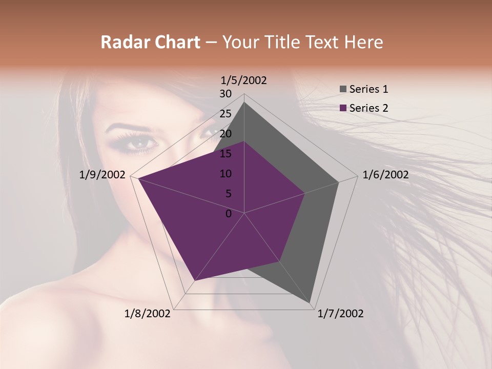 Glance Cosmetic Haircut PowerPoint Template