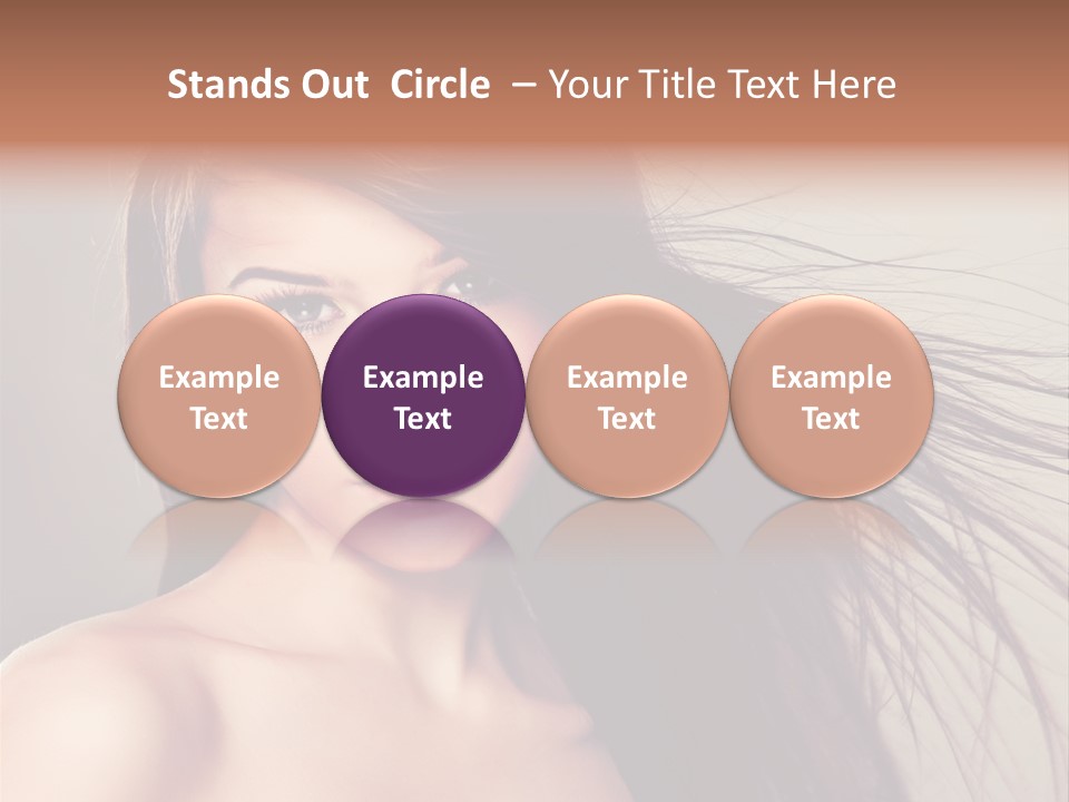 Glance Cosmetic Haircut PowerPoint Template