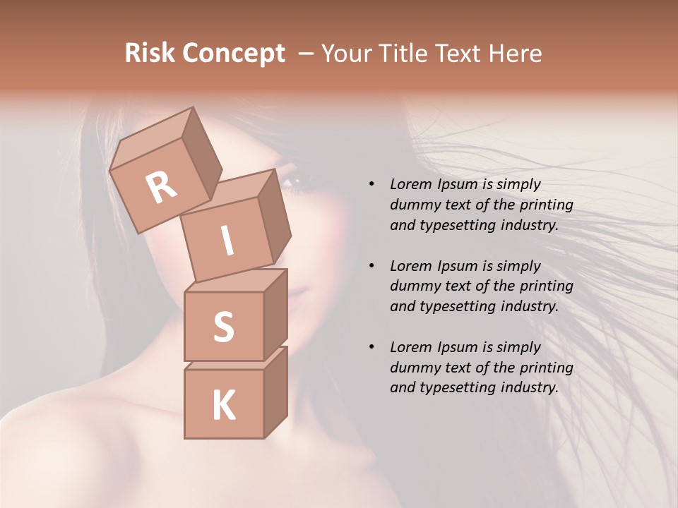 Glance Cosmetic Haircut PowerPoint Template