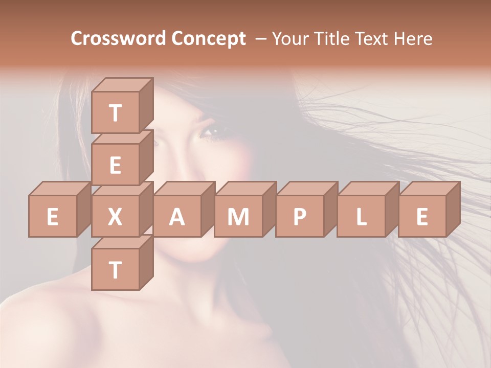 Glance Cosmetic Haircut PowerPoint Template