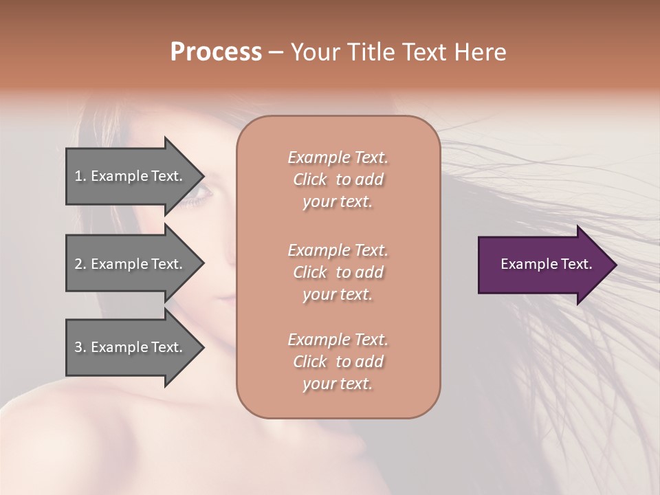 Glance Cosmetic Haircut PowerPoint Template