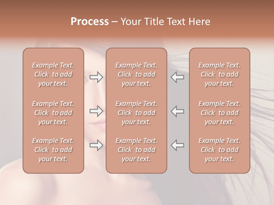 Glance Cosmetic Haircut PowerPoint Template