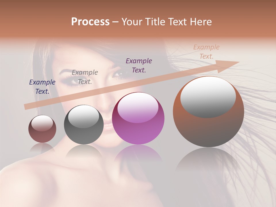 Glance Cosmetic Haircut PowerPoint Template