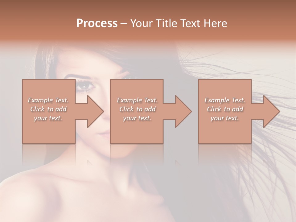 Glance Cosmetic Haircut PowerPoint Template