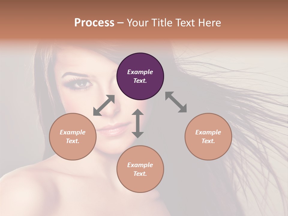 Glance Cosmetic Haircut PowerPoint Template
