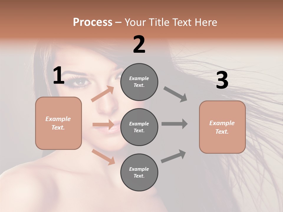 Glance Cosmetic Haircut PowerPoint Template