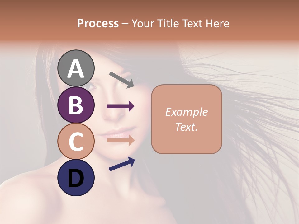 Glance Cosmetic Haircut PowerPoint Template