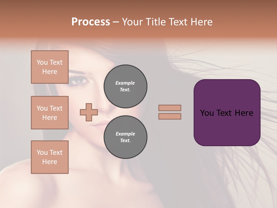 Glance Cosmetic Haircut PowerPoint Template