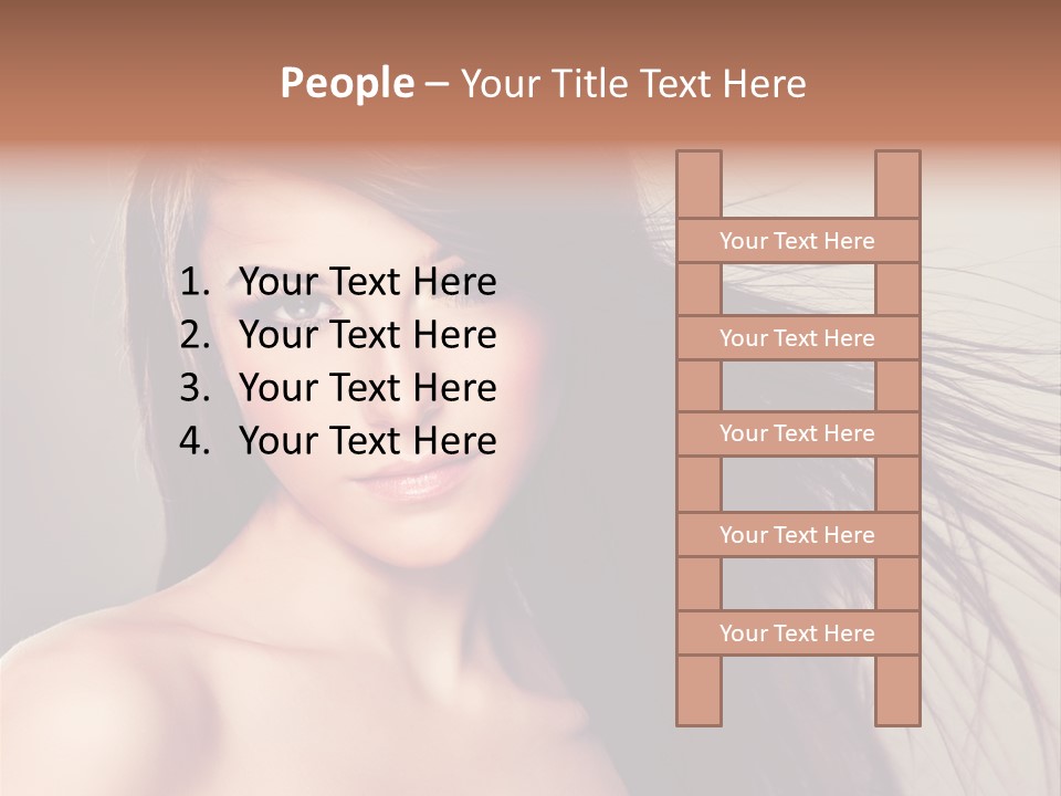 Glance Cosmetic Haircut PowerPoint Template