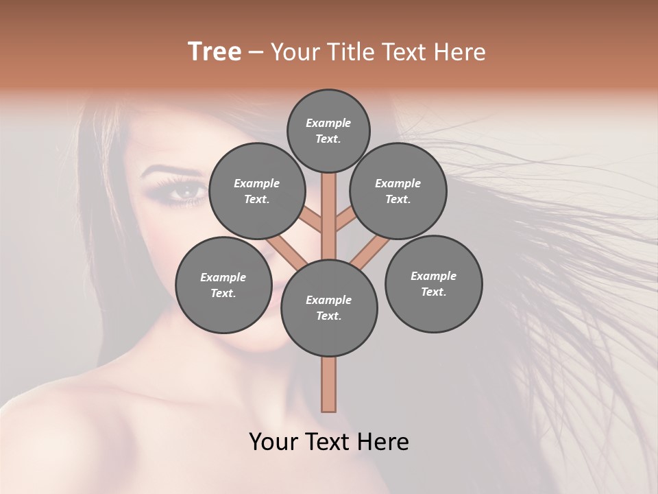 Glance Cosmetic Haircut PowerPoint Template