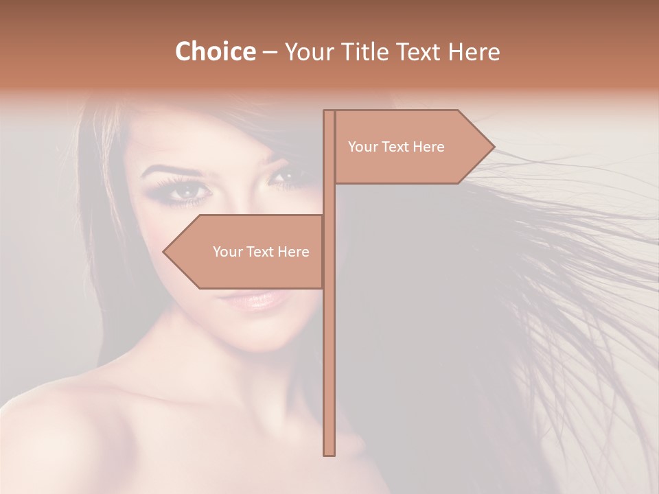 Glance Cosmetic Haircut PowerPoint Template