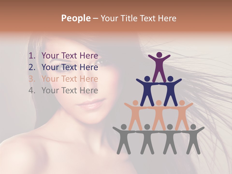 Glance Cosmetic Haircut PowerPoint Template