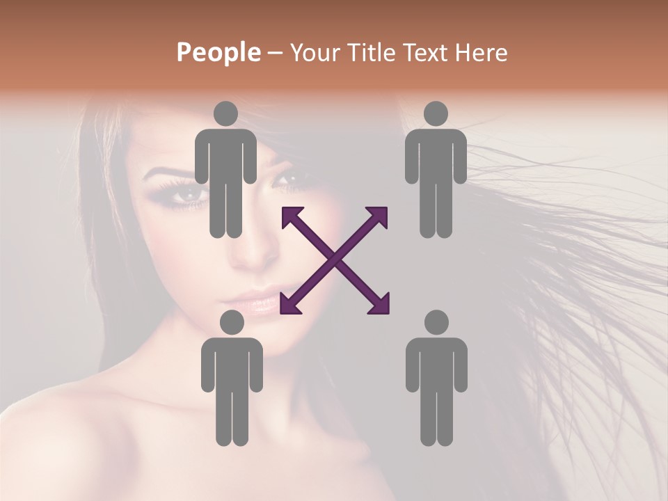 Glance Cosmetic Haircut PowerPoint Template