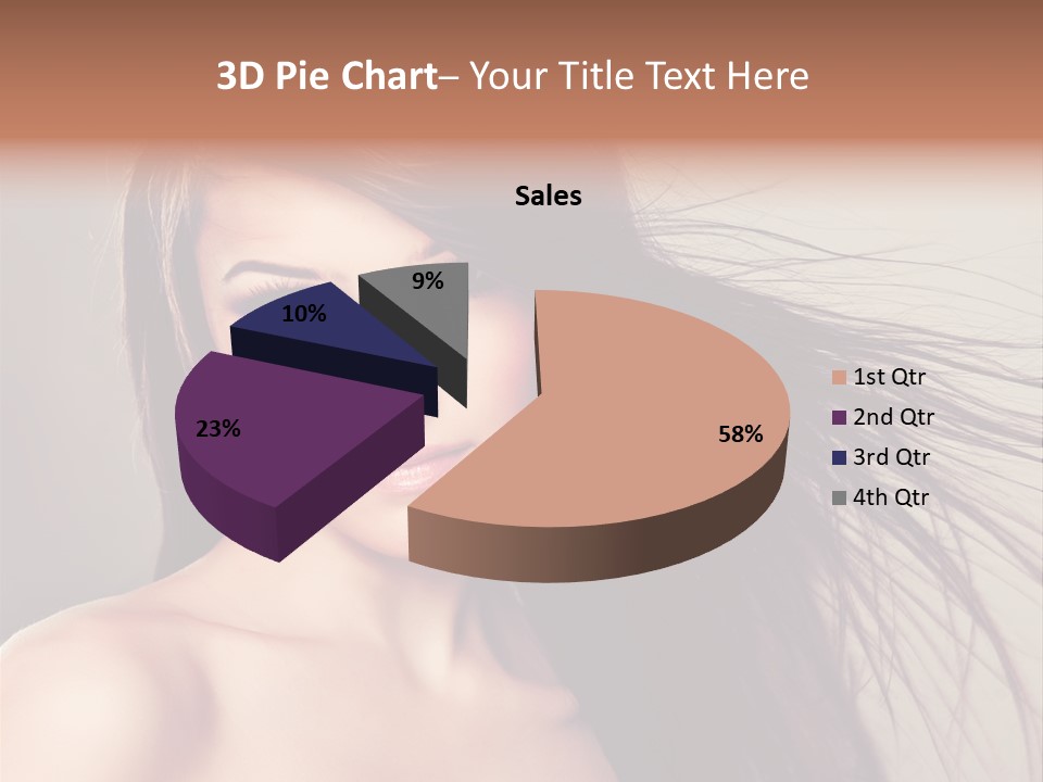 Glance Cosmetic Haircut PowerPoint Template