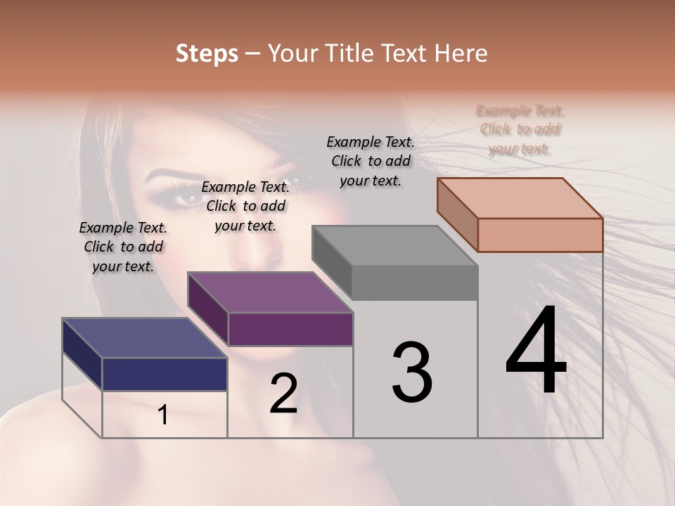 Glance Cosmetic Haircut PowerPoint Template