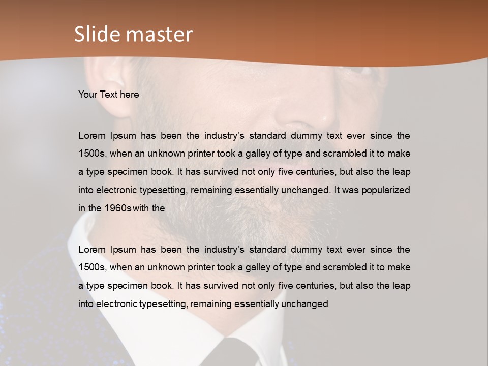 Premiere London Celebrity PowerPoint Template