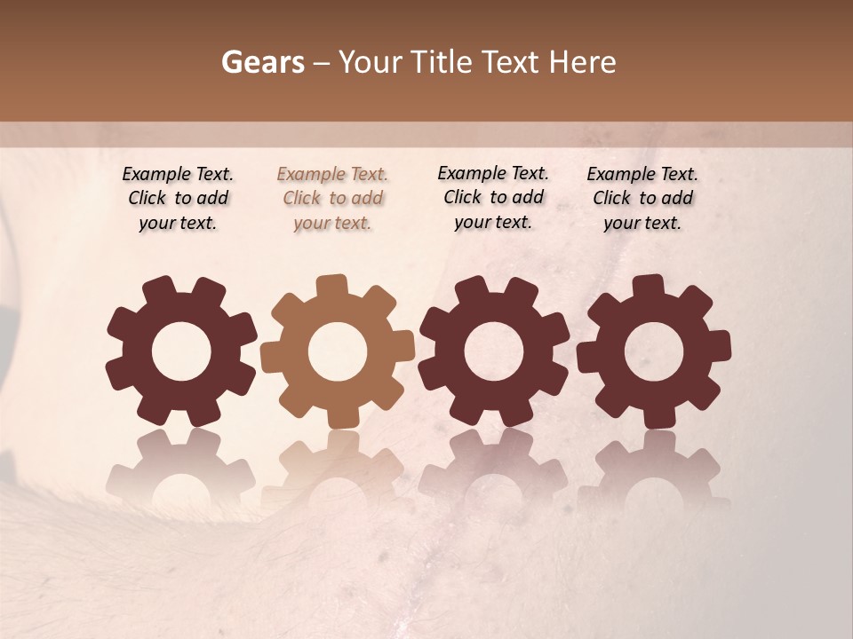 Line Operating Men PowerPoint Template