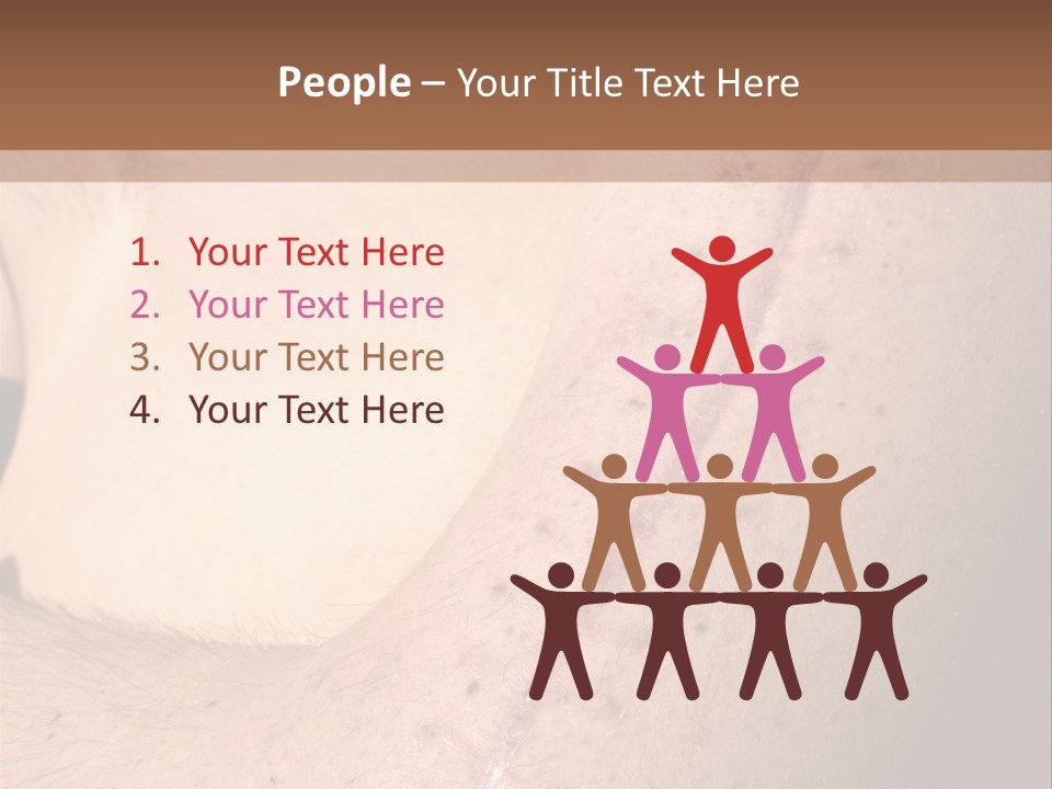 Line Operating Men PowerPoint Template