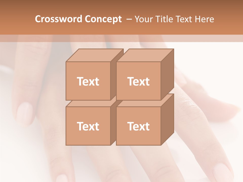 Skincare Soft Nail PowerPoint Template