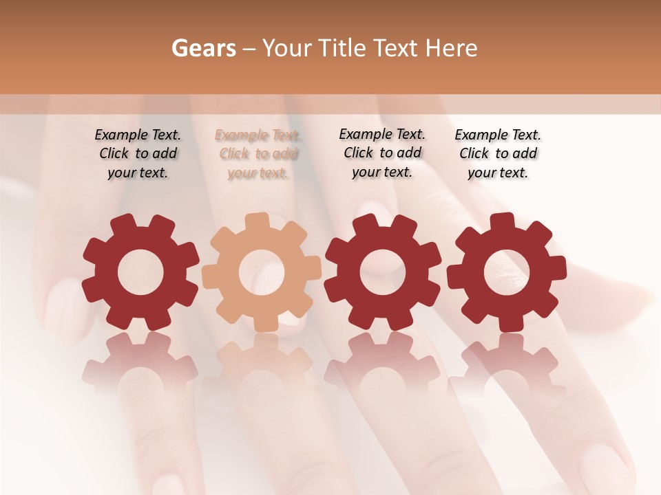 Skincare Soft Nail PowerPoint Template