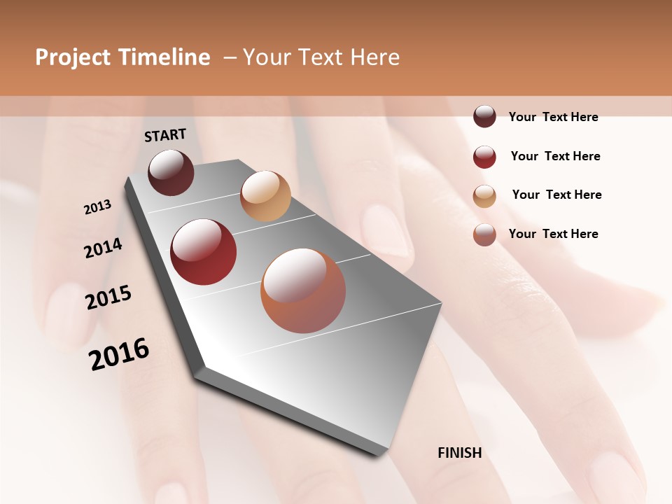 Skincare Soft Nail PowerPoint Template