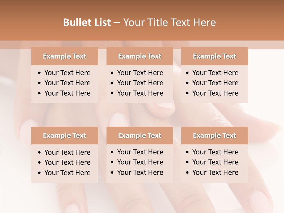 Skincare Soft Nail PowerPoint Template