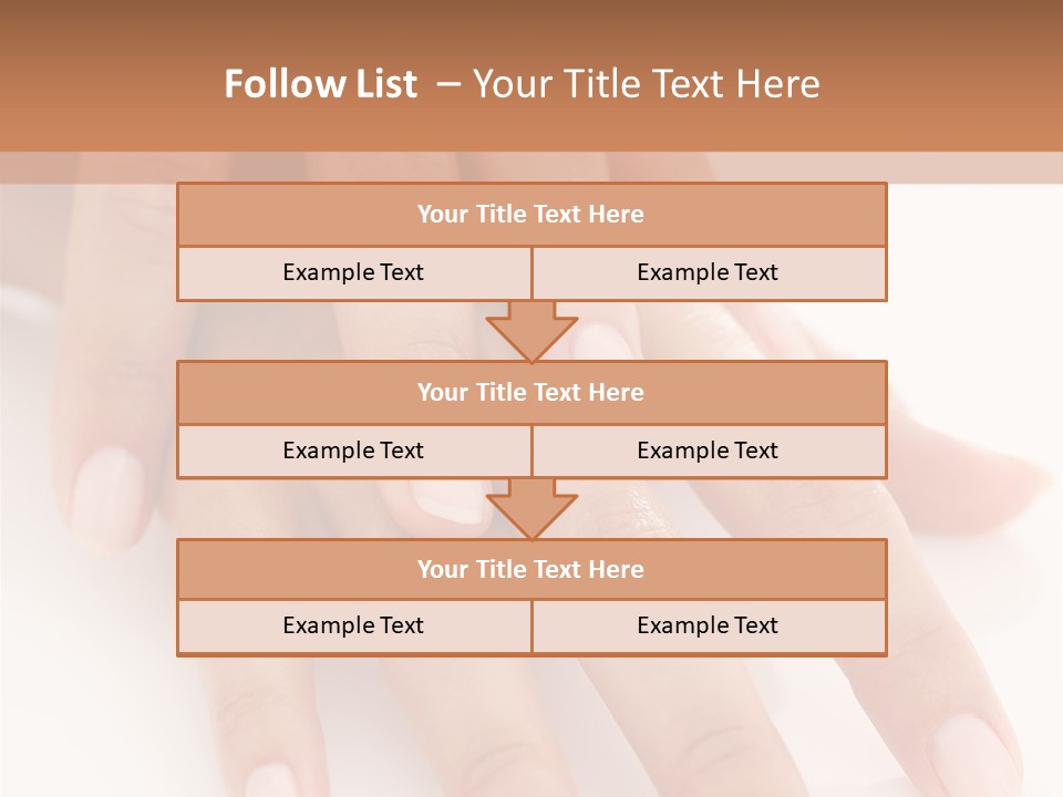 Skincare Soft Nail PowerPoint Template