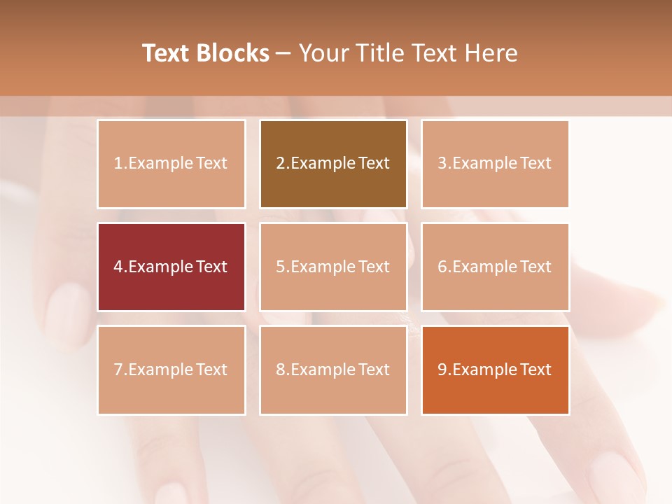 Skincare Soft Nail PowerPoint Template