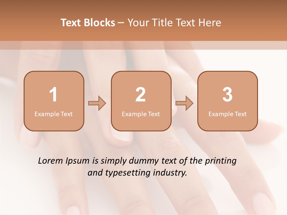 Skincare Soft Nail PowerPoint Template