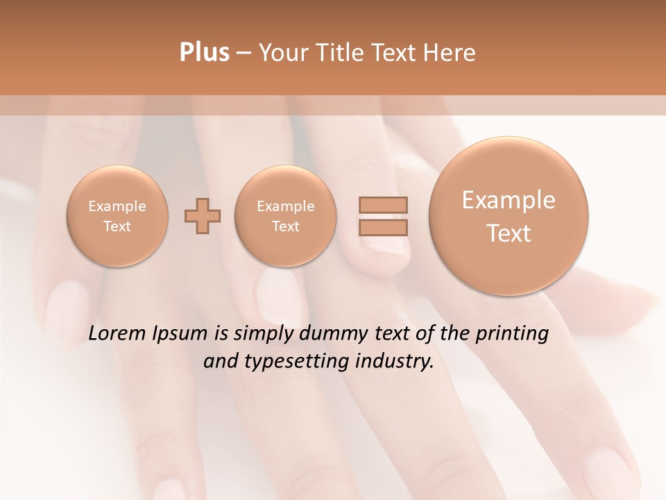Skincare Soft Nail PowerPoint Template