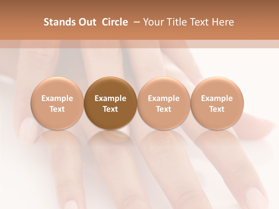 Skincare Soft Nail PowerPoint Template