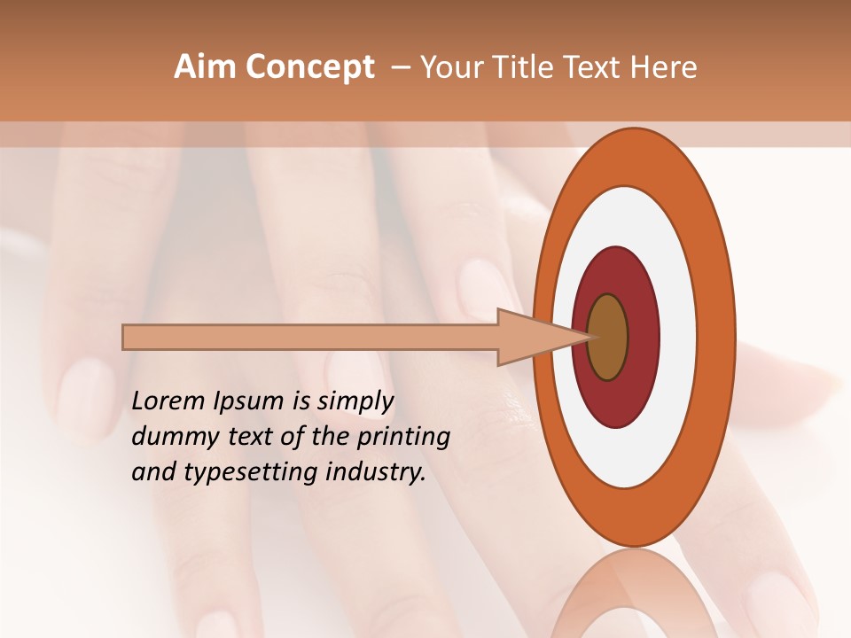 Skincare Soft Nail PowerPoint Template