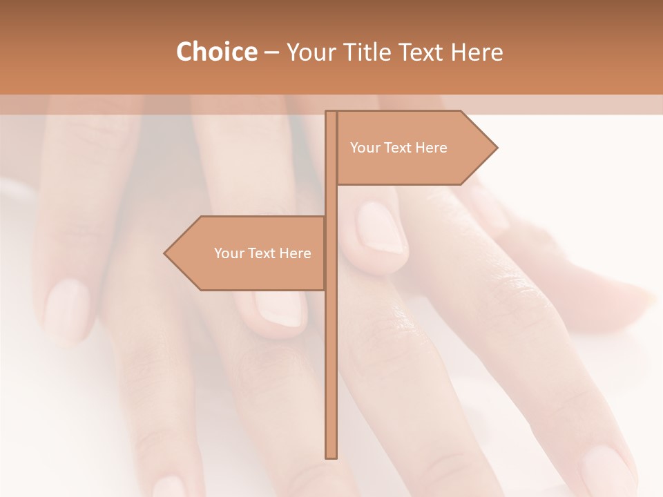 Skincare Soft Nail PowerPoint Template