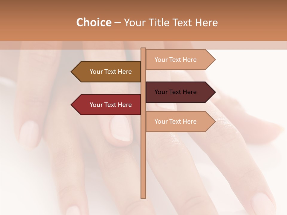 Skincare Soft Nail PowerPoint Template