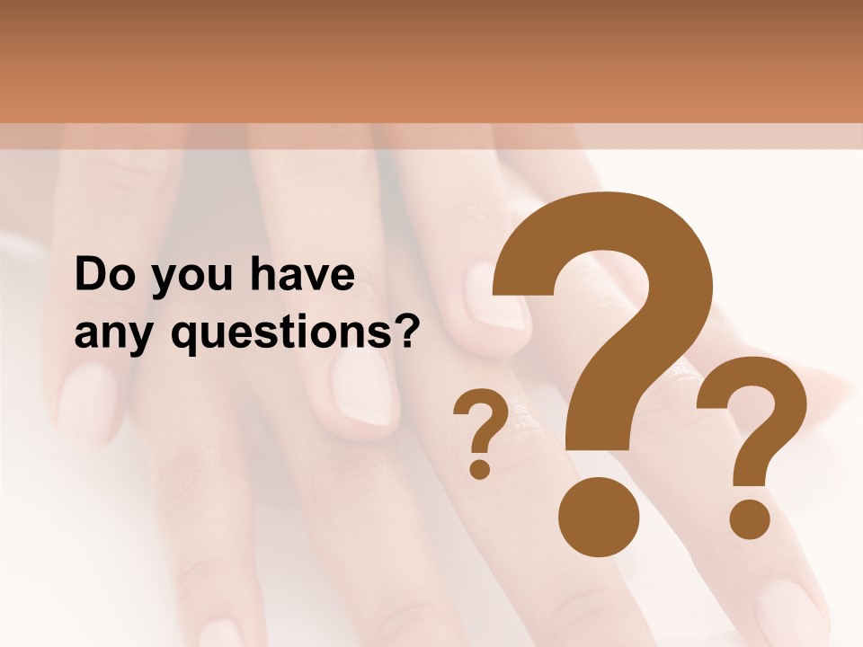 Skincare Soft Nail PowerPoint Template