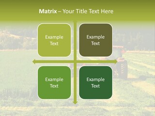 Field Windrow Agricultural PowerPoint Template