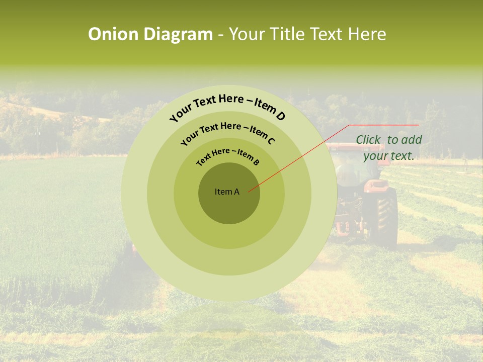 Field Windrow Agricultural PowerPoint Template