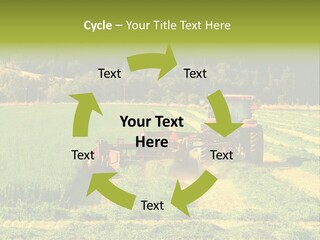 Field Windrow Agricultural PowerPoint Template