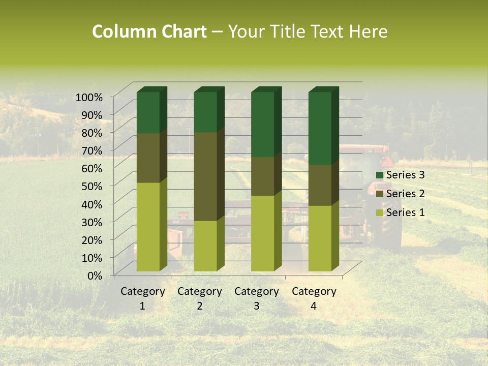 Field Windrow Agricultural PowerPoint Template